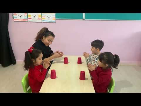 Jingle bells/ cup game/ preschool rhythm/ritim çalışması