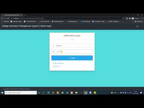 College admission Management System in PHP and MySQL V2 | PHPGurukul