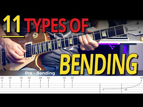 11 Different Types Of STRING BENDING Techniques