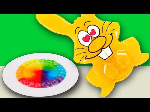 🌈РАДУГА ИЗ КОНФЕТ СКИТЛС SKITTLES И ЖЕЛЕЙНЫЙ ЗАЯЦ ХАРИТОН