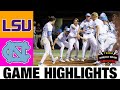 #24 LSU vs North Carolina Highlights - CHAPEL HILL REGIONAL | 2024 NCAA Baseball Championships