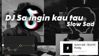 Download lagu DJ REMIX VIRAL TIKTOK | SA INGIN KO TAU | SLOW SAD | Scarlet Fvnky - Hero Nation #dj #remix #shorts mp3