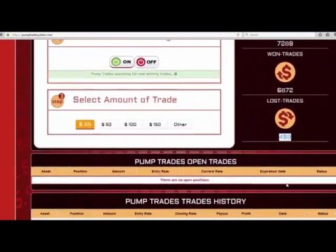 Pump Trades Review - Best Binary Option Software After Test