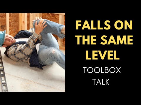Falls On The Same Level Safety Toolbox Talk