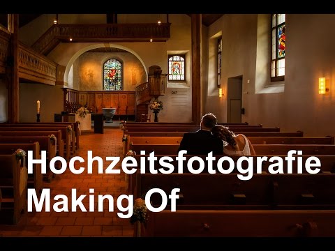 Hochzeitsfotografie - Making of Pärchen in Kirche