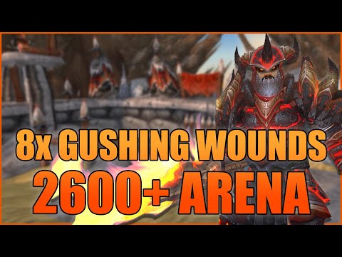 2600+ TURBO CLEAVE: Arms Warrior 3v3 Arena (8x Gushing Wounds) - WoW BFA 8.3 PvP