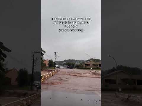 O RIO GRANDE DO SUL VOLTA A ENFRENTAR TRANSTORNOS POR CAUSA DAS CHUVAS.
