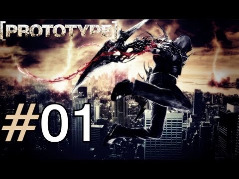Let's Play Prototype 1 #01 German (Blind) [Der Anfang]