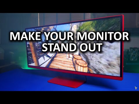Badass Monitor Painting Guide - LG 34UM67 FreeSync Gaming Monitor Video