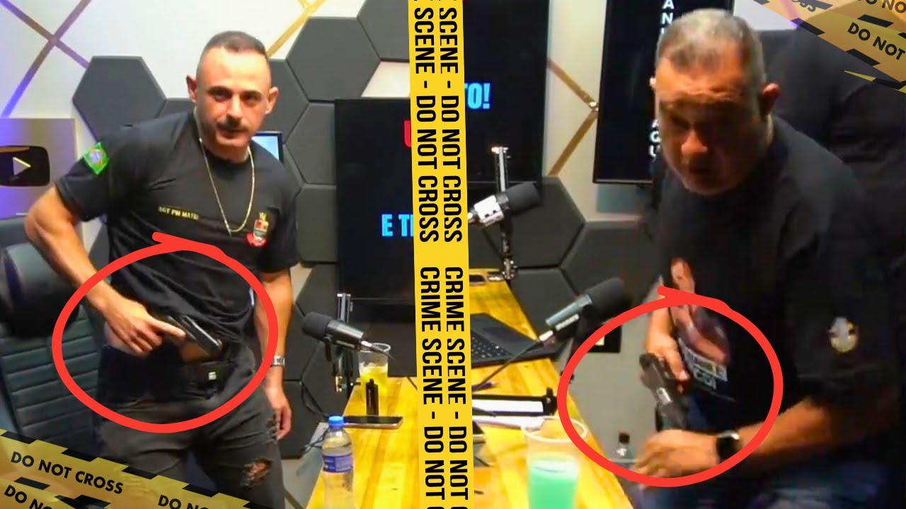 DOIS L4DRÕES TENTARAM ROUB4R O CARRO DO POLICIAL AO VIVO NO PODCAST