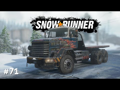 Snowrunner | Mission: "Feuer im Fass" (Alaska) | Komplettlösung #71 | Gameplay Walkthrough