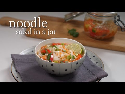 Slimming World Syn-free noodle salad in a jar recipe - FREE