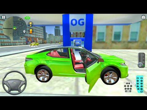 Toyota Car Simulator Japan - Drive  In The City With Passengers - Android Gameplay