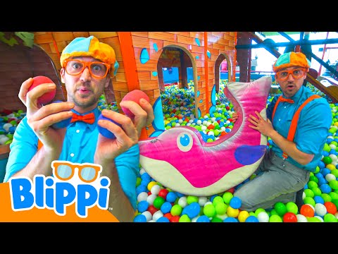Blippi Explores A GIANT Ball Pit | Blippi and Meekah Best Friend Adventures | Educational Videos