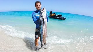 YBS Lifestyle Ep 46 - Crazy Day Bluewater Spearfishing From Jetski | Catch And Cook
