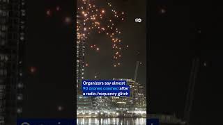 Nearly 90 drones crash into Sydney Harbour during light show spectacle