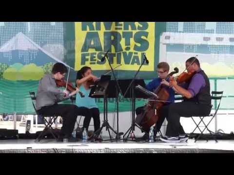 Mendelssohn String Quartet, Op. 12, IV. Molto allegro e vivace, Three Rivers Arts Festival 2016