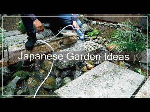 (Pro.19) Japanese Garden ideas "Maintenance of a garden with a river."