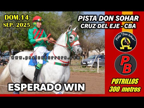 ESPERADO WIN: PISTA DON SOHAR  CRUZ DEL EJE, CORDOBA (14-09-2025)