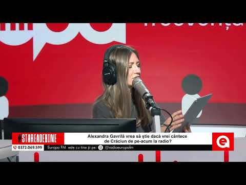 🎄GOOD Mood🎅: Alexandra Gavrilă wants to know if you want Christmas songs on the radio right now?