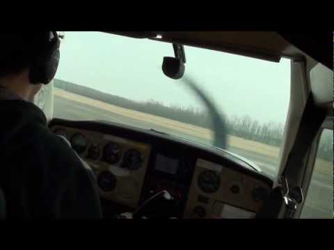 Backtrack and take off at LKLN RWY 06