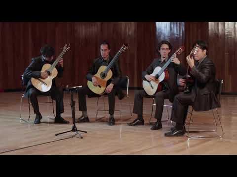 Little Fugue in G minor BWV 578 / J. S. Bach - Tetraktys Guitar Quartet