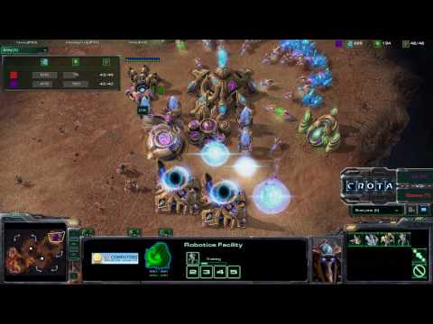 StarCraft 2 - SC184 Joe vs Morrow on Blistering Sands