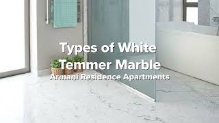 Types of White Temmer Marble - Carrara