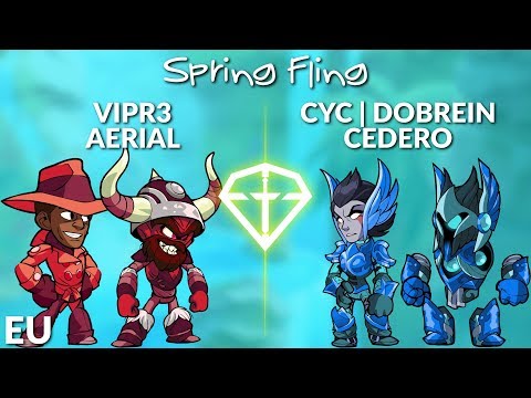 VipR3 & Aerial vs Dobrein & Cedero - EU 2v2 Top 3 - Brawl League Spring Fling
