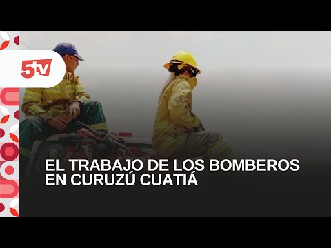 EL TRABAJO DE LOS BOMBEROS EN CURUZÚ CUATIÁ-GUSTAVO CLAUS