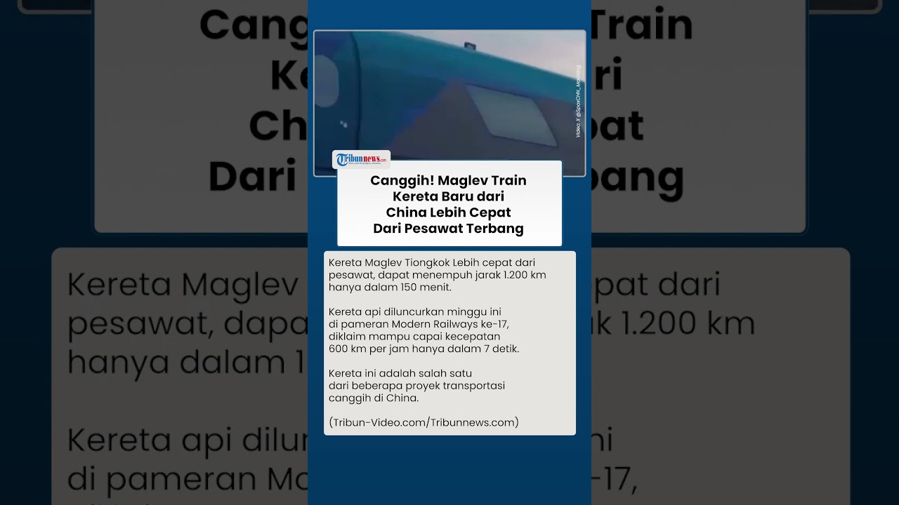 Kereta Baru China Klaim Lebih Cepat Dari Pesawat Dapat Tempuh Jarak 1