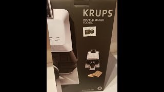 Für grosse Waffeln (Brüsseler Art), der Krups Waffle Maker FDD95D (Unboxing & Getestet)