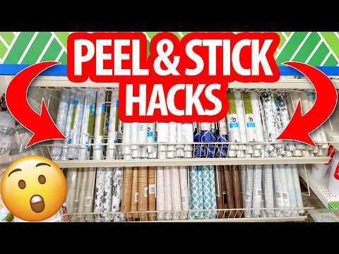 ✨GRAB *CONTACT PAPER* from Dollar Tree for these *NEW* GENIUS DIYs and Organization HACKS!!