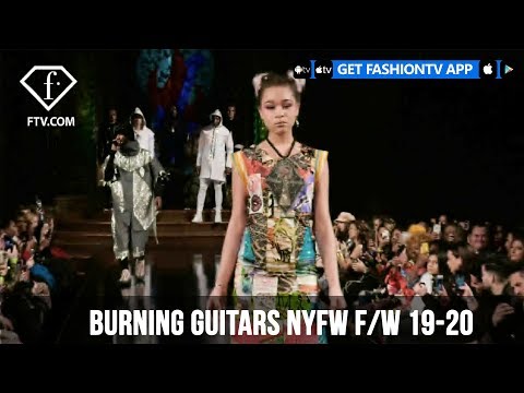 Burning Guitars NYFW F/W 19-20 Art Hearts Fashion  | FashionTV | FTV