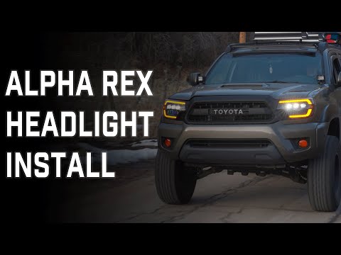 Alpha Rex Nova Series Headlight Install // 2nd Gen Tacoma