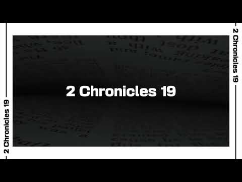 2 Chronicles 19 Bible Reading | NIV