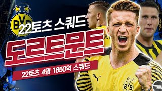 22토츠 4명 1650억 도르트문트 스쿼드