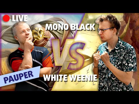 New Pauper Banlist! Feature Match Live | Mono Black Devotion vs White Weenie