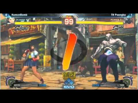 EVO 2012 AE2012 Top 16 HumanBomb [Sakura] vs Poongko [Seth]