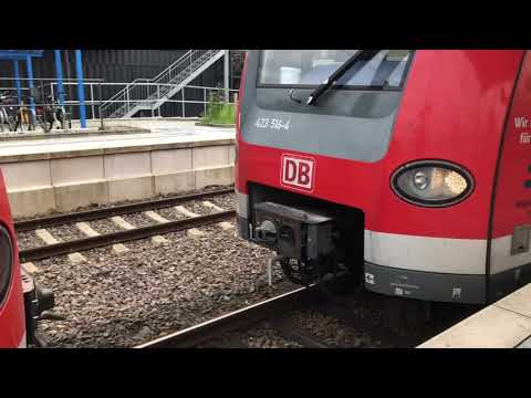BR 423 Kuppeln,und entkuppeln in Renningen