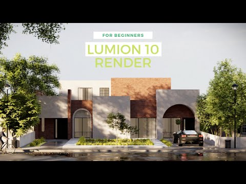 LUMION 10 RENDERING TUTORIAL | HOUSE RENDER FOR BEGINNER