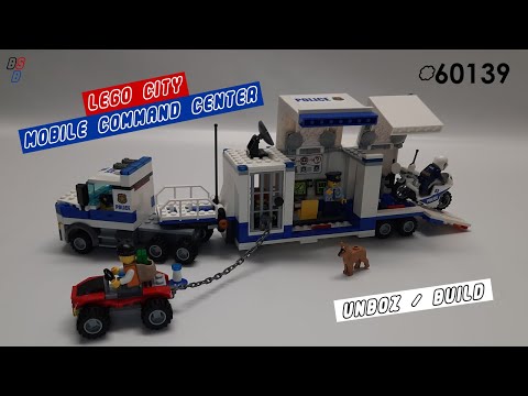 LEGO City 60139 Mobile Command Center - Speed Build - Compact Lego Builds