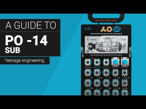Using PO-14 SUB from Teenage Engineering , complete in depth guide tutorial.