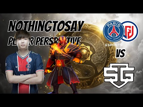 NothingToSay [Ember Spirit] Player perspective PSG.LGD VS SG esports - International 10: Group Stage