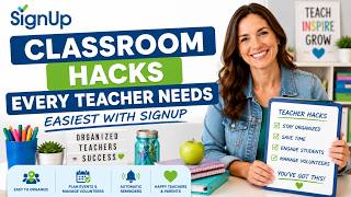 Classroom Hacks Every Teacher Needs | Easiest with SignUp