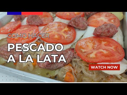 Así se hace el PESCADO a la LATA más rico del Mundo es de VALPARAISO🐠🍷 (sorprendente y casero)