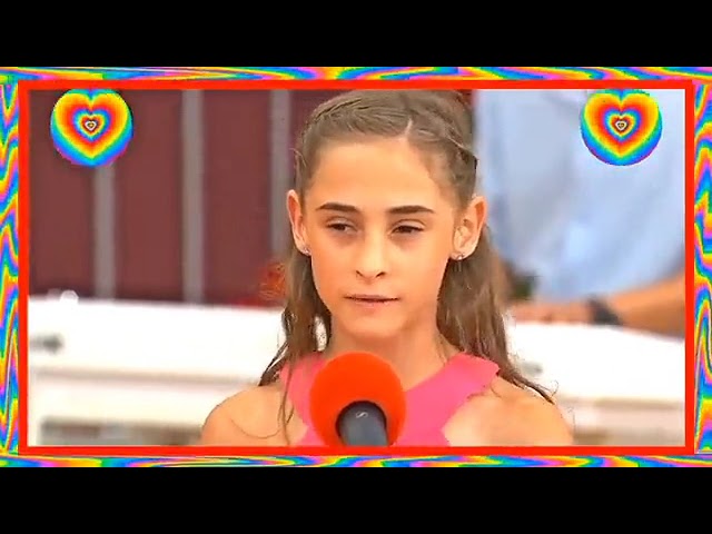 Mariella, 11, singt „Du bist du“ bei „Immer wieder sonntags“ in der ARD. Bei der Geburt wog sie 445 Gramm. Berührend!