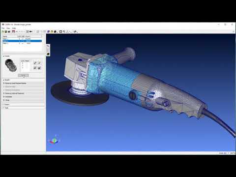 CADfix VIZ   Simplify a meshed model and import to Unity