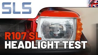 Mercedes R107: Dlaczego nowe reflektory często źle pasują — test