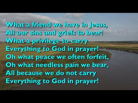 What a Friend We Have in Jesus (Tune: Converse - 3vv) [with lyrics for congregations]